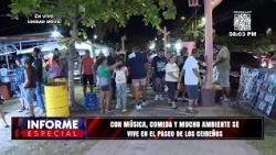 Enjoy music, food, and a great atmosphere at the Paseo de Los Ceibeños