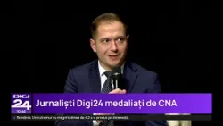 Trei jurnaliști Digi24 au fost premiați pentru curajul de a merge în zone de război, la gala CNA