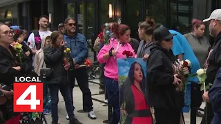 Vigil held for woman killed in downtown Detroit stabbing