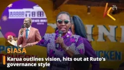 Каруа изложил свою концепцию развития и раскритиковал стиль управления Руто.