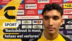 Youssef Ouallil's reaction after FC Volendam - Vitesse (2-0) | Connect