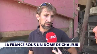 Hear from Germain Baubion, cereal and vegetable farmer, amidst the heatwave