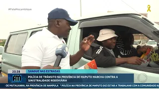 Maputo Province: Traffic Police march against accidents #Traffic @MiramarNews