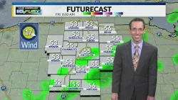 Some scattered Friday rain