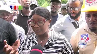 Mairie de Pétion-Ville  Pose de scellés sur une station-service