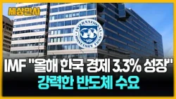 IMF "올해 한국 1인당 GDP 4만 달러 돌파…3.3% 성장" [세상만사] #IMF #한국 #GDP
