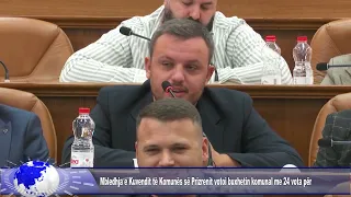 Mbledhja e Kuvendit  të Komunës së Prizrenit  votoi buxhetin komunal me 24  vota për