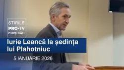 Știrile PRO TV (ORA 13:00) | IURIE LEANCĂ LA ȘEDINȚA LUI PLAHOTNIUC | Moldova