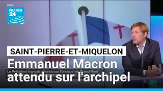 Macron à Saint-Pierre-et-Miquelon : "Une manière de rappeler la souveraineté française"