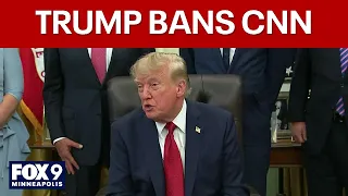 Trump to ban CNN, MS NOW, Politico from White House, calling them 'fake news'