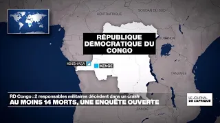 RD Congo, au moins 14 morts dans un crash d'avion dont 2 responsables militaires • FRANCE 24
