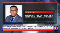 Former CWI Director "Billy" Heaven Calls For Daren Sammy To Step Down   | TVJ Sports