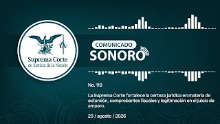 Comunicado Sonoro No. 119 / 2026
