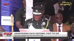 IGP Christian Tetteh Yohuno's Full Speech on Otumfuo's Visit To The Headquarters
