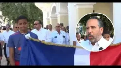 Marcha patriótica del MEP e INEFI recorre calles de la Ciudad Colonial