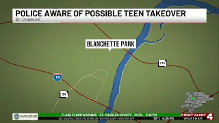St. Charles police to have extra patrols at Blanchette Park in case of rumored teen takeover