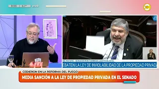 Media sanción a la ley de propiedad privada en el senado │LPELDM │ 7-08-26