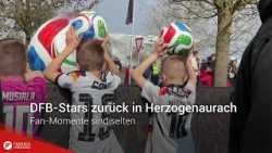 DFB-Stars zurück in Herzogenaurach: Fan-Momente sind selten