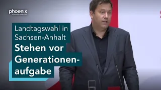 Pressekonferenz der SPD zur Landtagswahl in Sachsen-Anhalt | 07.09.26