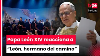 This was Pope Leo XIV's reaction to the song "Leo, Brother of the Road"