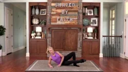 Pilates Workout with Ankle Weights | Shaped by Faith with Theresa Rowe