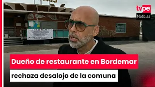 Barranco: Damian Ode rechaza desalojo de Bordemar y cuestiona operativo municipal