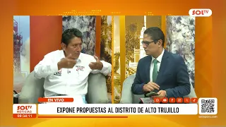 Carlos Alberto Reyes Rodríguez proposes 50 cameras and more security for Alto Trujillo