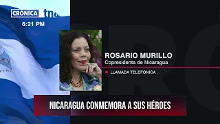 Rosario Murillo wishes a happy start to the patriotic holidays and weekend to the country's famil...