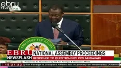 Musalia Mudavadi Explains to MPs the Criteria for Determining Hardship Areas in Kenya. #ebrunews