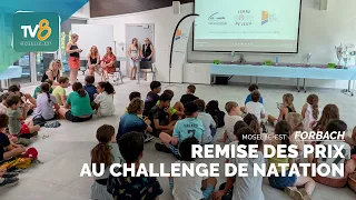 Remise des prix au challenge de natation à Forbach