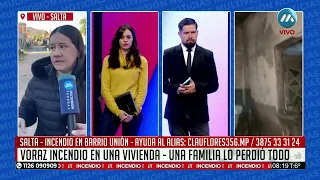 Un incendio les destruyó la casa y dejó a una mamá y sus tres hijos con lo puesto