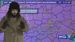 10PM Update: Wind chills dipped more than 30 degrees below zero!