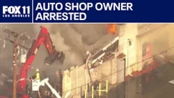 Auto shop owner arrested on arson charges in $13M Old Town Newhall fire
