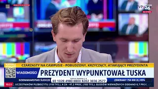 The President calls out Tusk