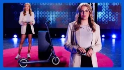 Lina präsentiert den modernen E-Scooter für maximale Mobilität @PEARL-TV