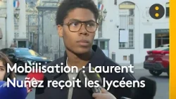Lycéens reçus par Laurent Nuñez : "La mobilisation lycéenne va continuer" (Nathanaël Combary)