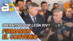 Visita del Papa: Passerini y Quinteros anunciaron un convenio para coordinar el tránsito
