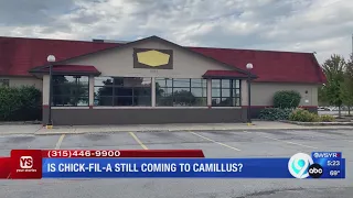Your Stories Q&A: The latest on Chick-fil-A in Camillus
