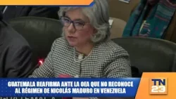 Guatemala reafirma ante la OEA que no reconoce al régimen de Nicolás Maduro en Venezuela Guatemala reafirma ante la OEA que no reconoce al régimen de Nicolás Maduro en Venezuela