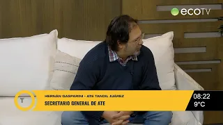 Hernán Gasparini of ATE Tandil warns about the impact of the national strike and the dismantling ...