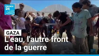 Gaza : un camion de dessalement en réponse au manque d'eau potable • FRANCE 24