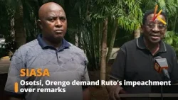 Жители Осотси и Оренго требуют импичмента Руто за его высказывания.