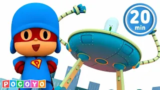 💥 Super Pocoyo vs. Evil Robot! Superhero Time! | Pocoyo English | CARTOONS