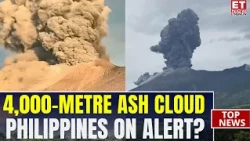 Philippines Volcano Erupts Near Manila! Dark Ash Cloud Shoots 4,000 Metres Into Sky | Watch