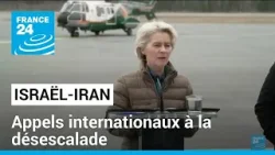 Israël-Iran : appels internationaux à la désescalade • FRANCE 24