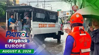 TV Patrol Playback Europe | August 8, 2026