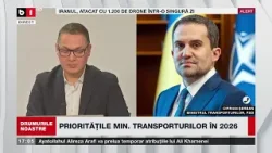 Ministrul Transporturilor: „În 2025, am deschis un total de 146 km de autostradă și drum expres”.