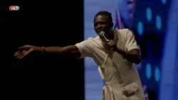 Akpororo entertains the audience at the Nigeria Comedy Awards 2023 - Maiden Edition