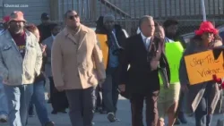 Central Georgians gather in Unionville for anti-violence march Monday