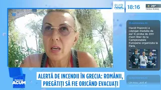 Alertă de incendiu în Grecia: românii, pregătiți să fie oricând evacuați